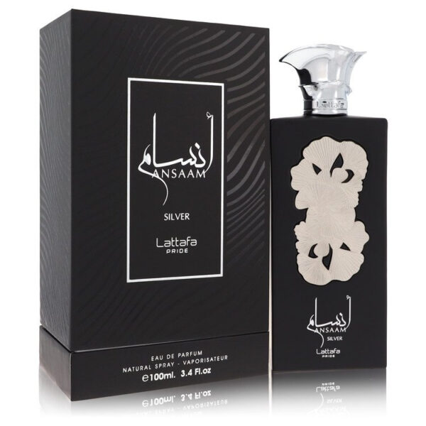 Lattafa Pride Ansaam Silver by Lattafa Eau De Parfum Spray (Unisex)