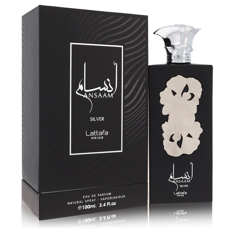 Lattafa Pride Ansaam Silver by Lattafa Eau De Parfum Spray (Unisex)