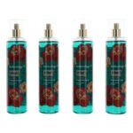 Peony Blush by Bodycology, 4 Pack 8 oz Fragrance Mist for Women