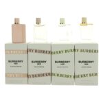 Burberry Her by Burberry, 4 Piece Variety Mini Gift Set women with Elixir