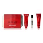 Mont Blanc Legend Red by Mont Blanc, 3 Piece Grooming Kit for Men